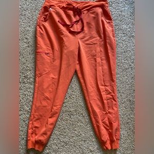 Figs Zamora 2.0 Skinny scrub pants- Sunset Orange
